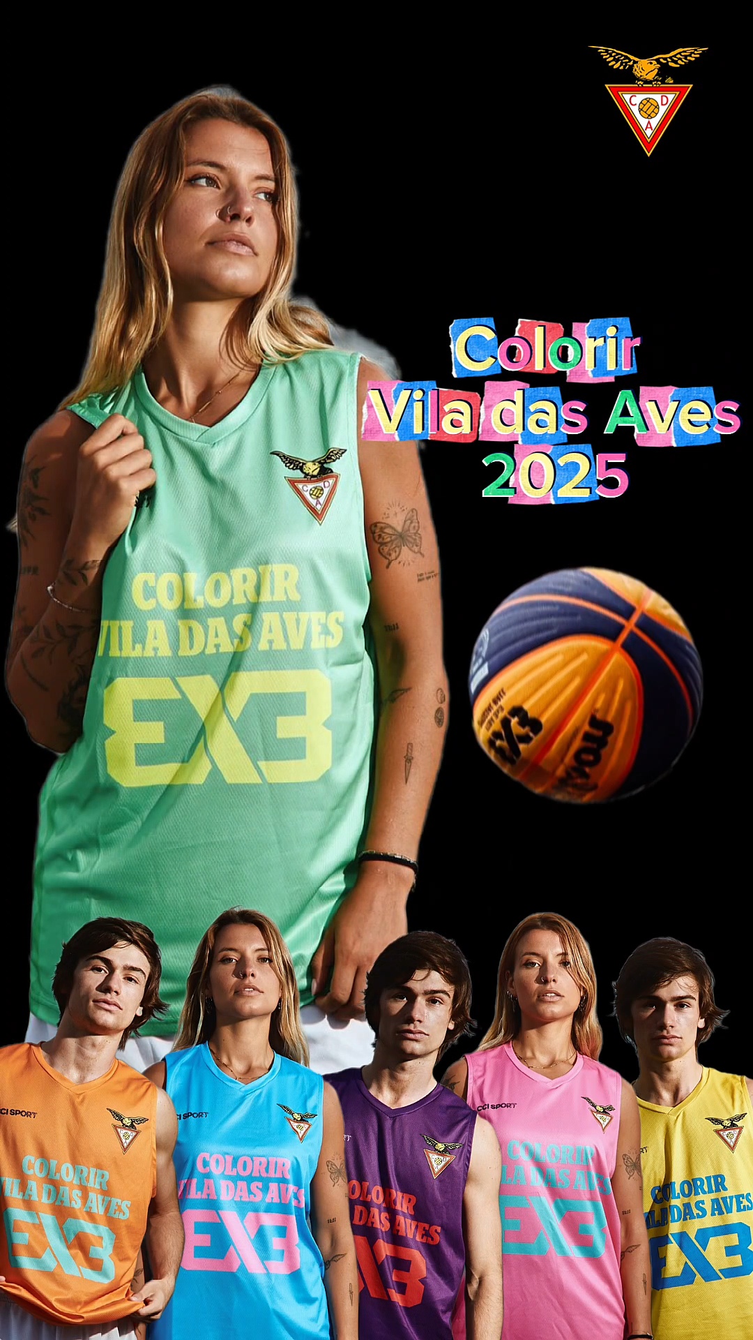 Colorir Vila das Aves 2025